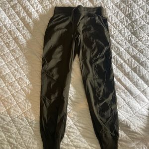 Olive Green Lululemon Dance Studio Jogger